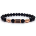 Rose Gold/Black Bar Bracelet