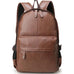 Preppy Leather Backpack