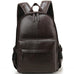 Preppy Leather Backpack