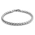 Men's Silver-Plated Chain Bracelet