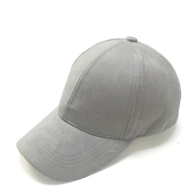 Suede Cap Light Grey