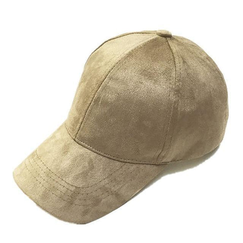 Suede Cap Camel