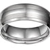 Brushed Silver Stainless Steel Ring Bands