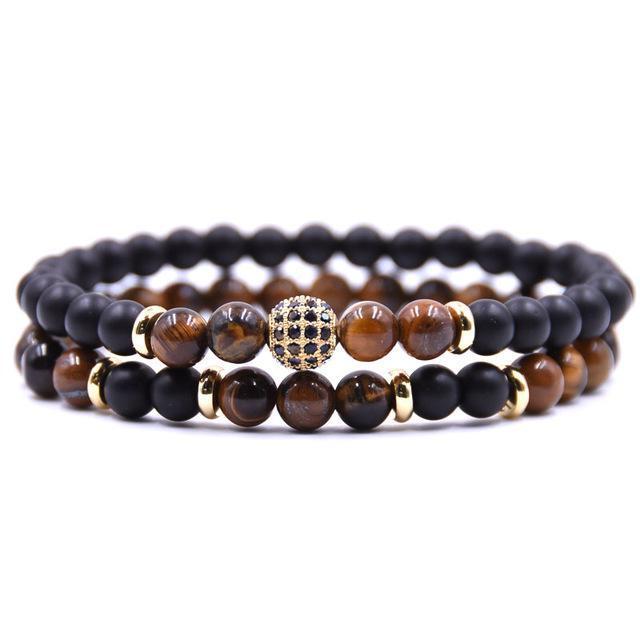 Brown Sub Zero Bracelet Set