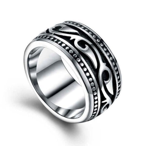 Large Pacific Islander Tribal Ring