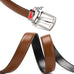 Reversible Leather Belt Brown