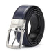 Reversible Leather Belt Blue