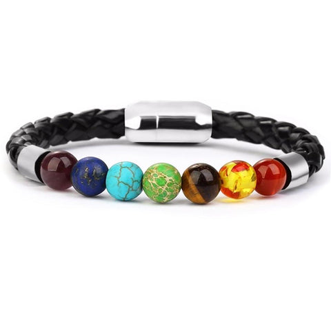 Beaded Leather Bracelet