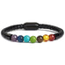 Beaded Leather Bracelet