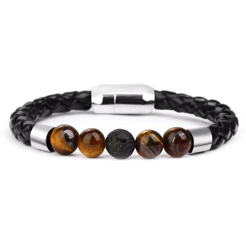 Beaded Leather Bracelet