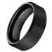 Black Ceramic Ring Wedding Band