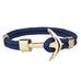Bracelet Anchor Navy Blue - 3 Styles