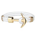 Bracelet Anchor White - 3 Styles