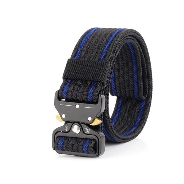 Blue Nylon Web Belt