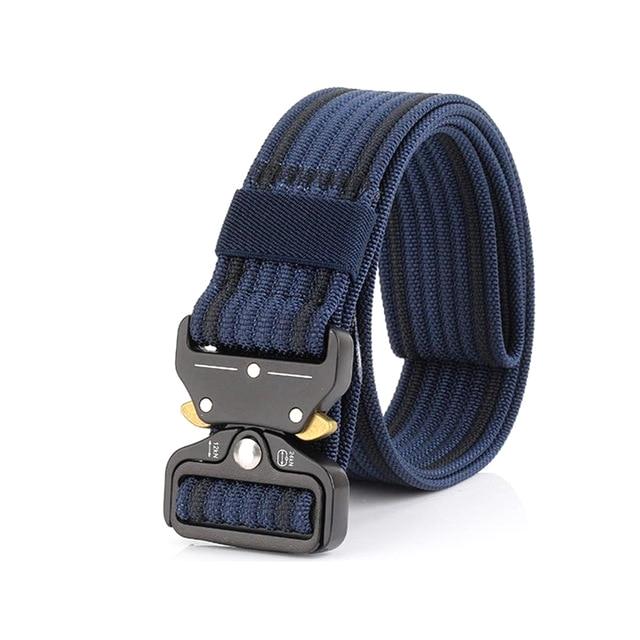 Navy Blue Nylon Web Belt