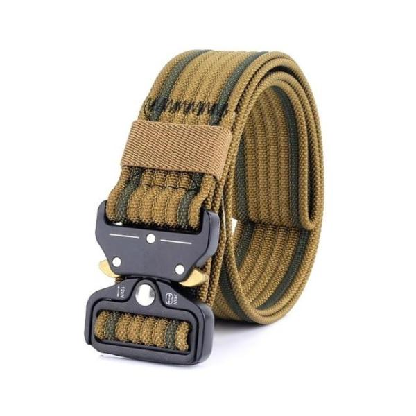 Brown Nylon Web Belt