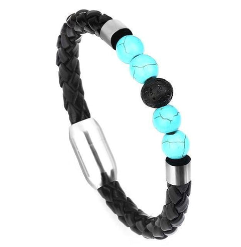 Beaded Leather Bracelet