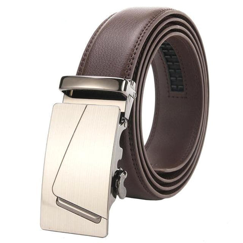 Brown Leather Suit Belt