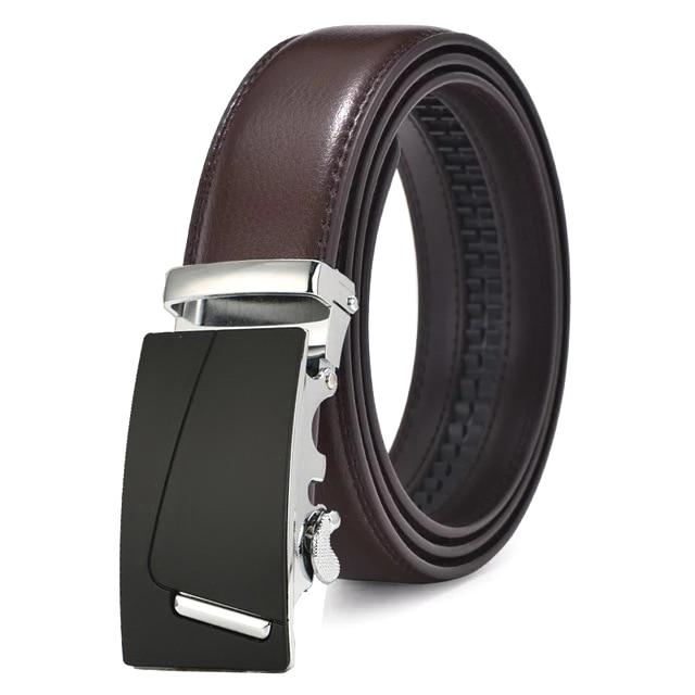 Brown & Silver Leather Suit Belt