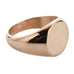 Rose Gold Polished Pinky Signet Ring