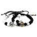 Beaded Skull Bracelet Set - 2 Styles