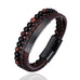 Brown 3-Layer Beaded Leather Bracelet | 3 Styles