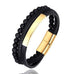 Black 3-Layer Beaded Leather Bracelet | 3 Styles
