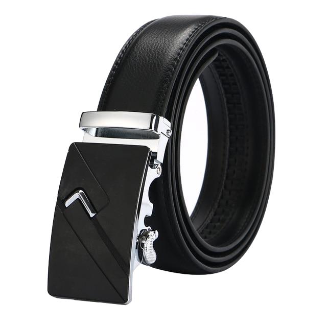Black & Silver Leather Suit Belt