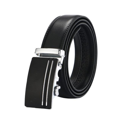 Black Leather Suit Belt