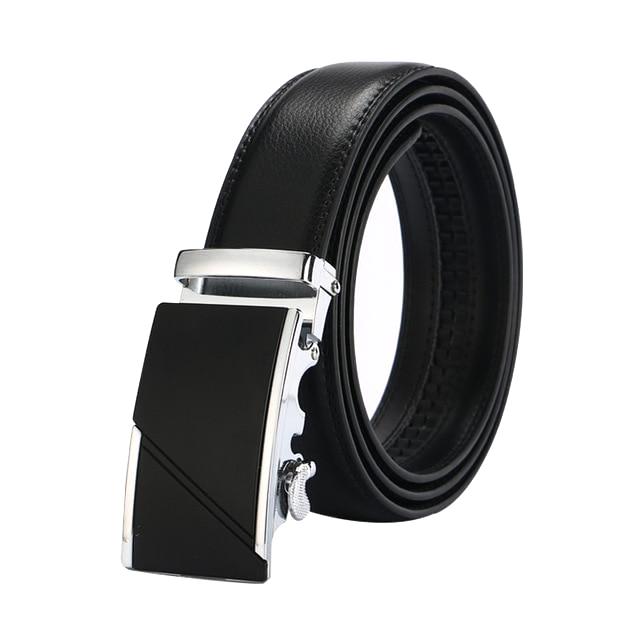 Black Leather Suit Belt