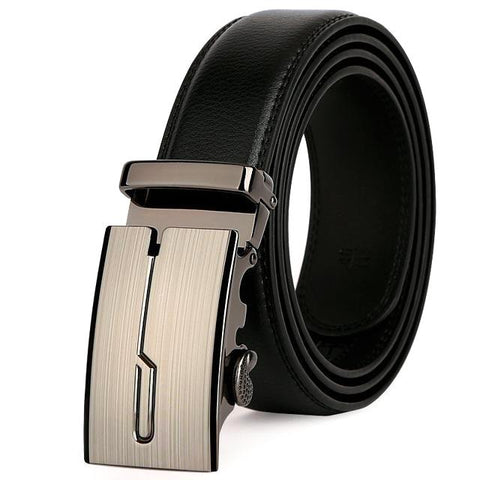 Black Leather Suit Belt