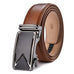Brown Leather Dress Belt