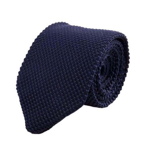 Knitted Tie Navy